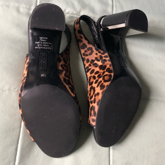 Alfani Florraa Calf Hair Slingback Heels - Picture 2 of 5